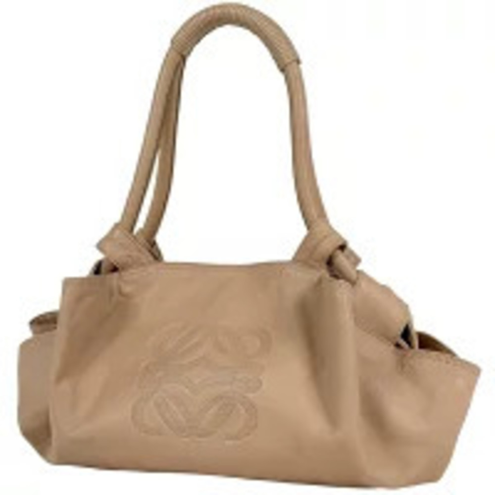 Loewe Nappa Aire Anagram Handbag Leather Beige